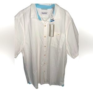 Tommy Bahama Men's Corvair Stretch camp Shirt XL NWT